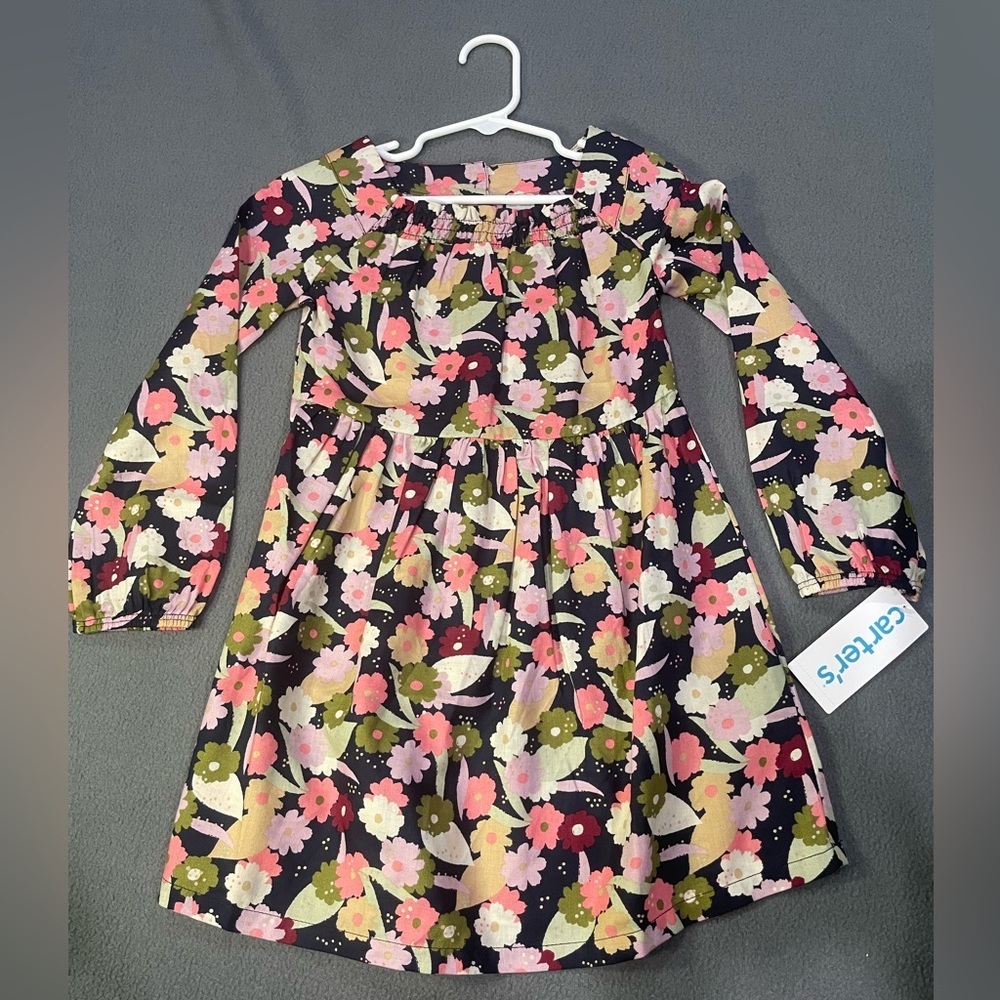 Carter's Floral Kids Dress - Size 4T